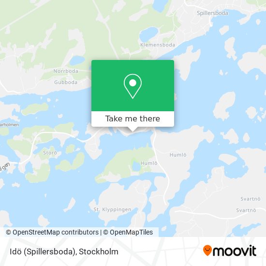 Idö (Spillersboda) map