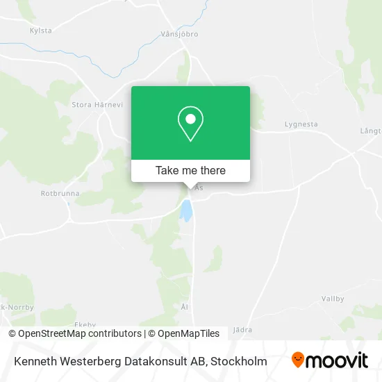 Kenneth Westerberg Datakonsult AB map