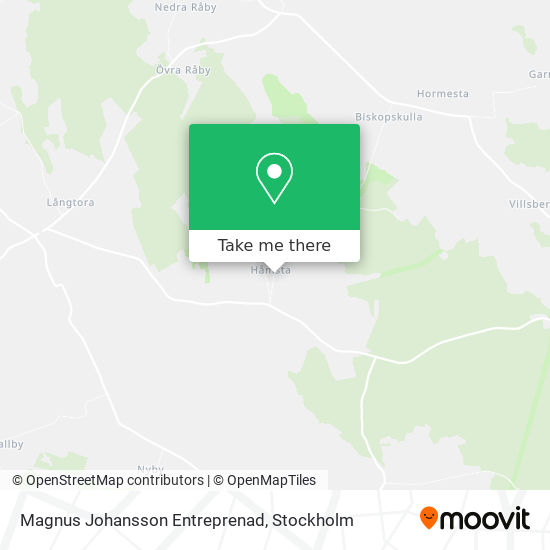 Magnus Johansson Entreprenad map