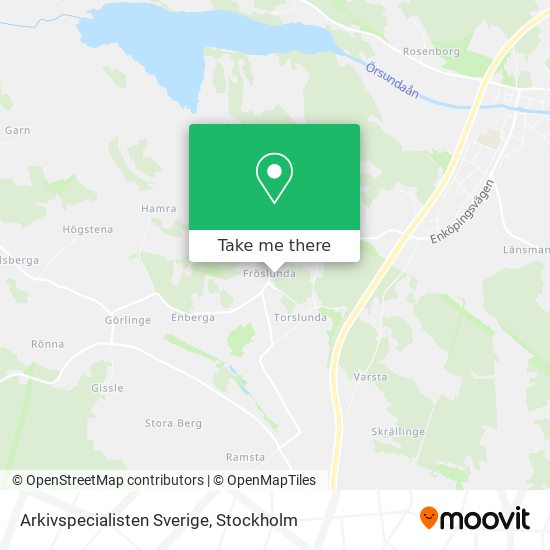 Arkivspecialisten Sverige map