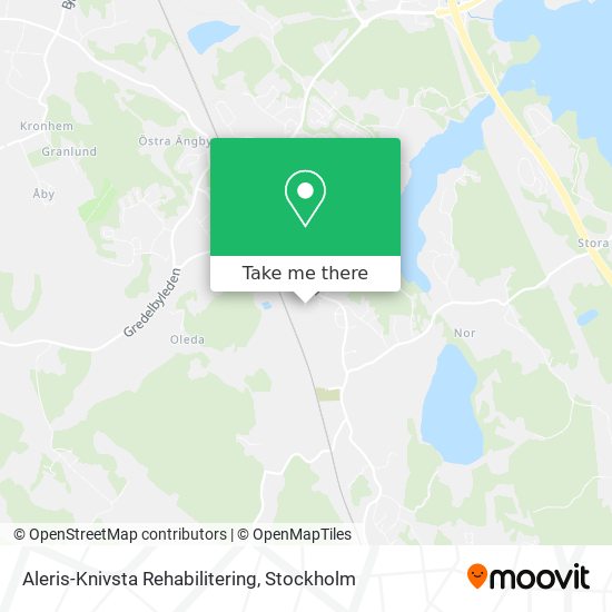 Aleris-Knivsta Rehabilitering map