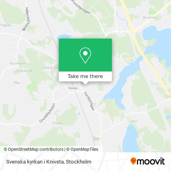 Svenska kyrkan i Knivsta map