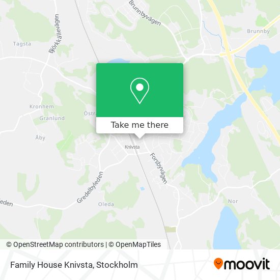 Family House Knivsta map