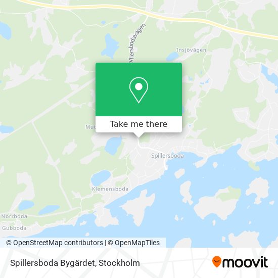 Spillersboda Bygärdet map