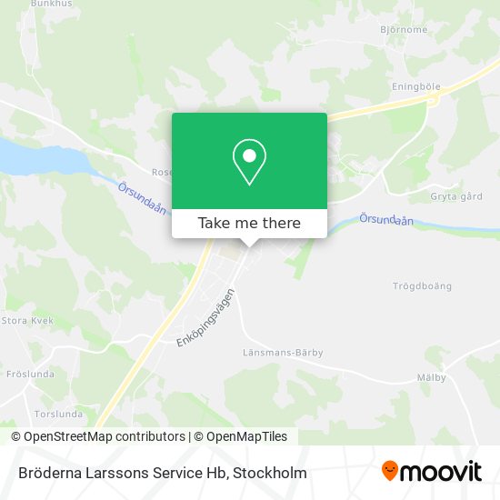 Bröderna Larssons Service Hb map