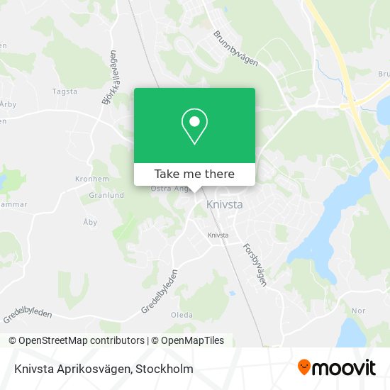 Knivsta Aprikosvägen map