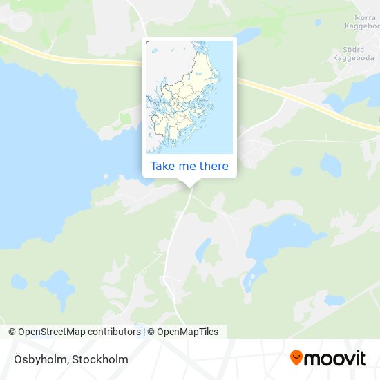 Ösbyholm map