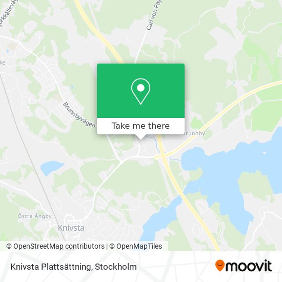 Knivsta Plattsättning map