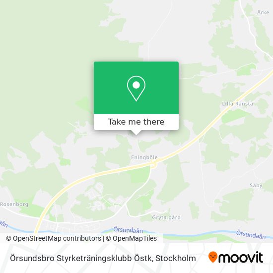 Örsundsbro Styrketräningsklubb Östk map