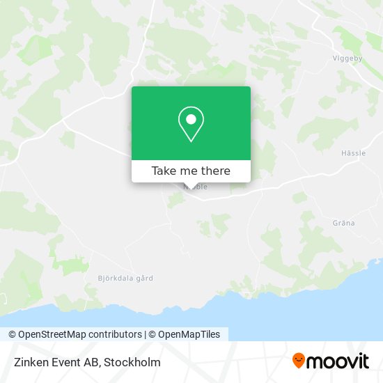 Zinken Event AB map