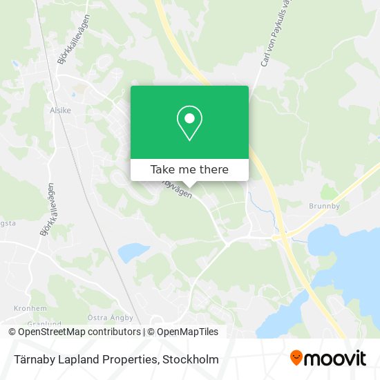 Tärnaby Lapland Properties map