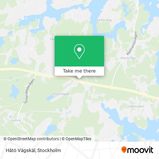 Håtö Vägskäl map