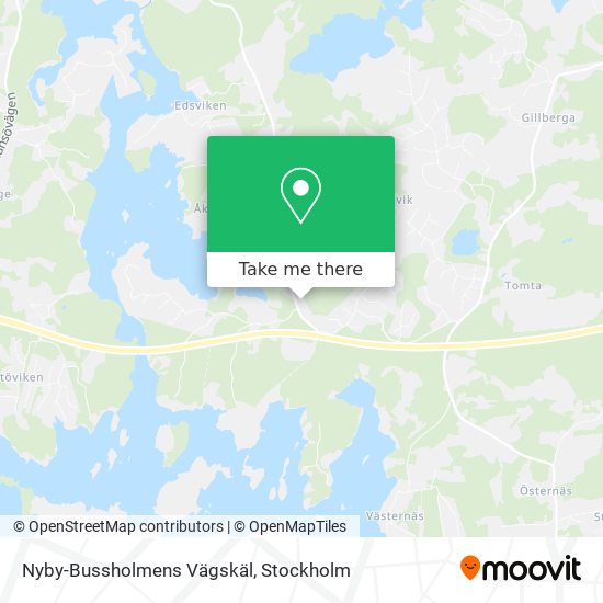 Nyby-Bussholmens Vägskäl map