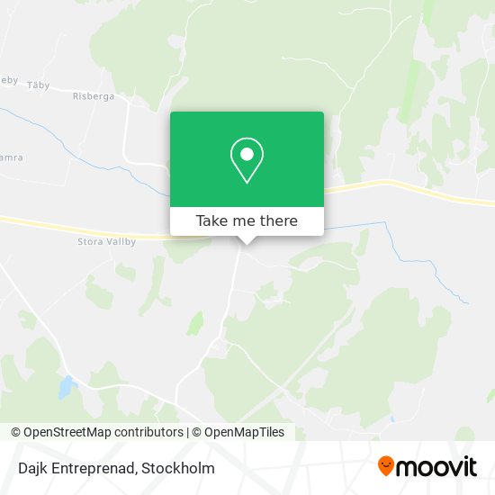 Dajk Entreprenad map