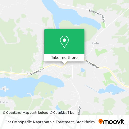 Ont Orthopedic Naprapathic Treatment map