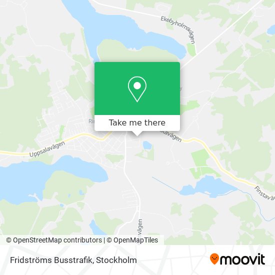 Fridströms Busstrafik map