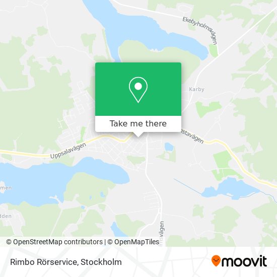 Rimbo Rörservice map