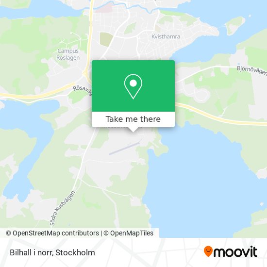 Bilhall i norr map