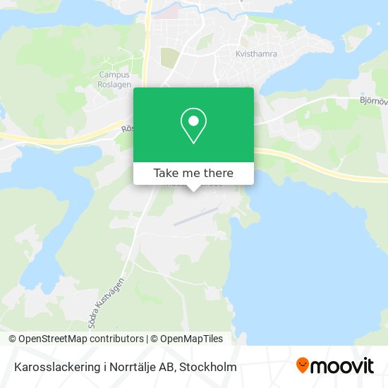 Karosslackering i Norrtälje AB map