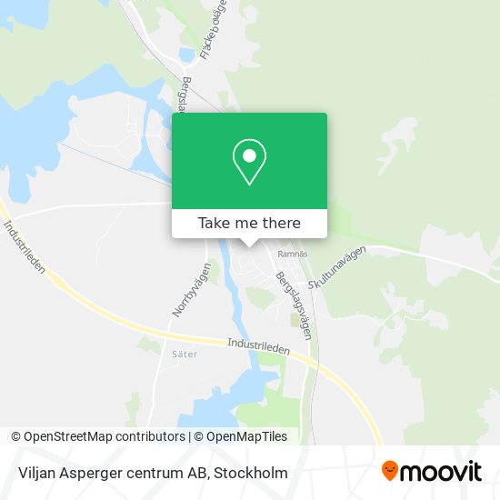 Viljan Asperger centrum AB map