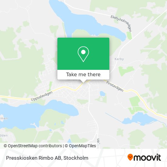 Presskiosken Rimbo AB map