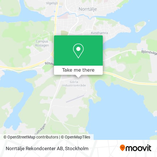 Norrtälje Rekondcenter AB map