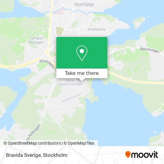 Bravida Sverige map