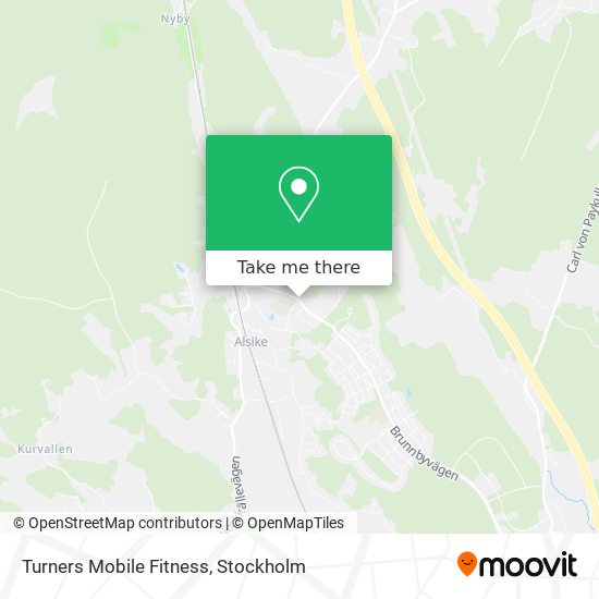 Turners Mobile Fitness map