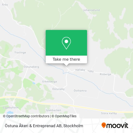 Östuna Åkeri & Entreprenad AB map