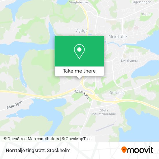 Norrtälje tingsrätt map