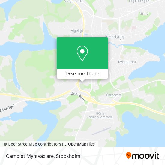 Cambist Myntväxlare map