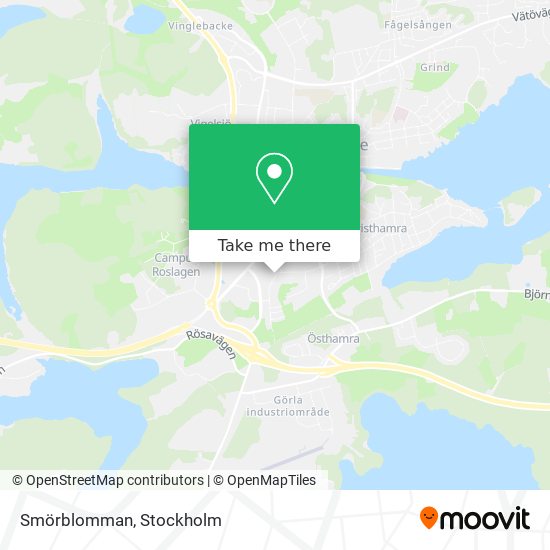 Smörblomman map