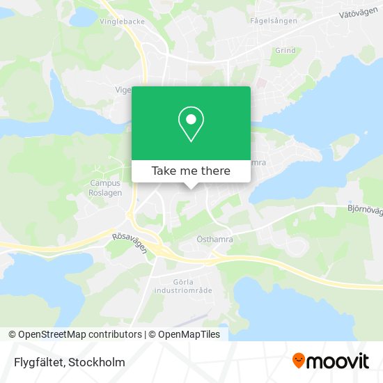 Flygfältet map