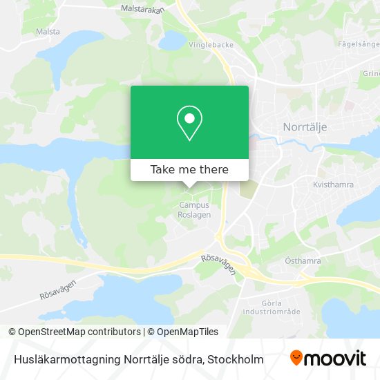 Husläkarmottagning Norrtälje södra map