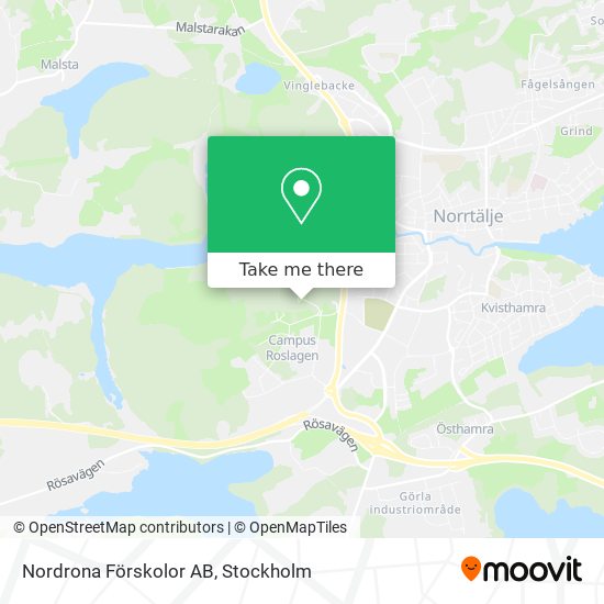 Nordrona Förskolor AB map
