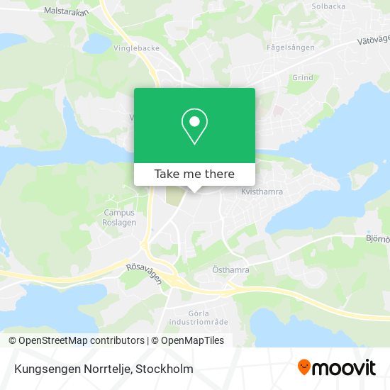 Kungsengen Norrtelje map