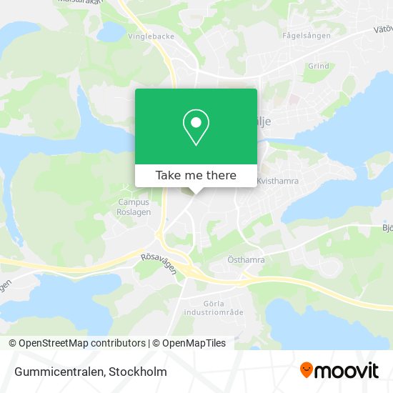 Gummicentralen map