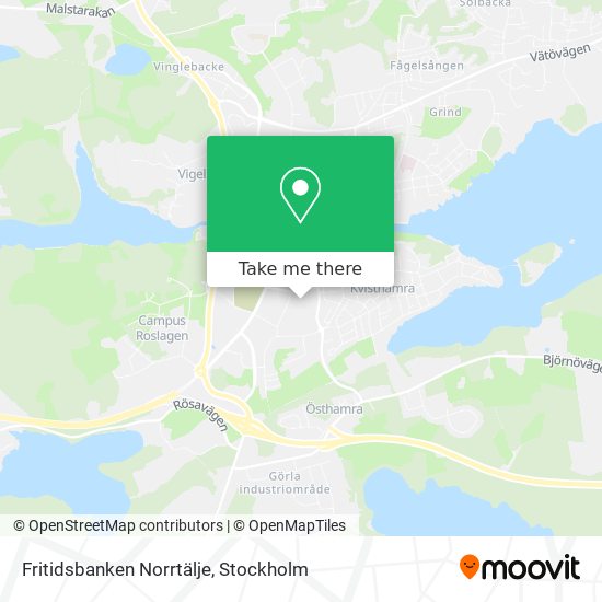 Fritidsbanken Norrtälje map