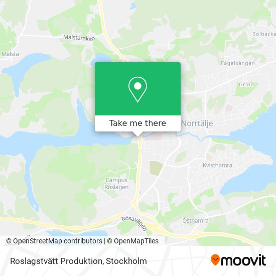 Roslagstvätt Produktion map