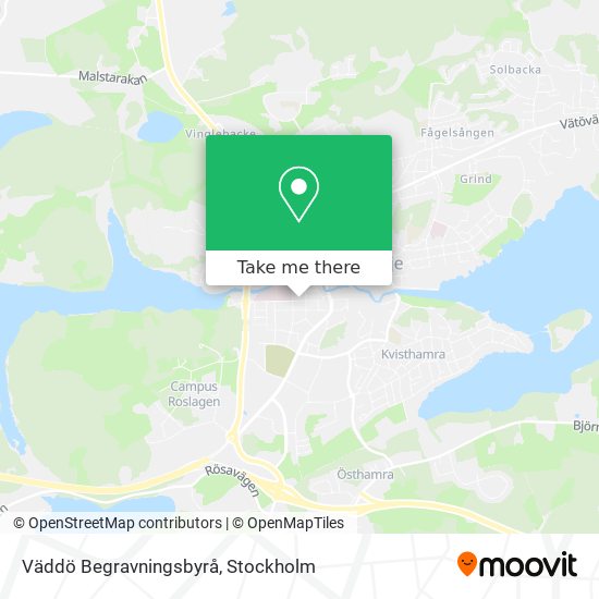 Väddö Begravningsbyrå map