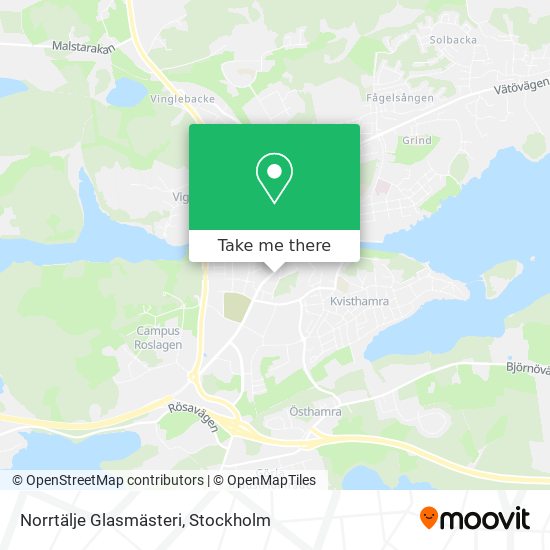 Norrtälje Glasmästeri map