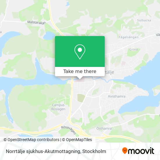 Norrtälje sjukhus-Akutmottagning map