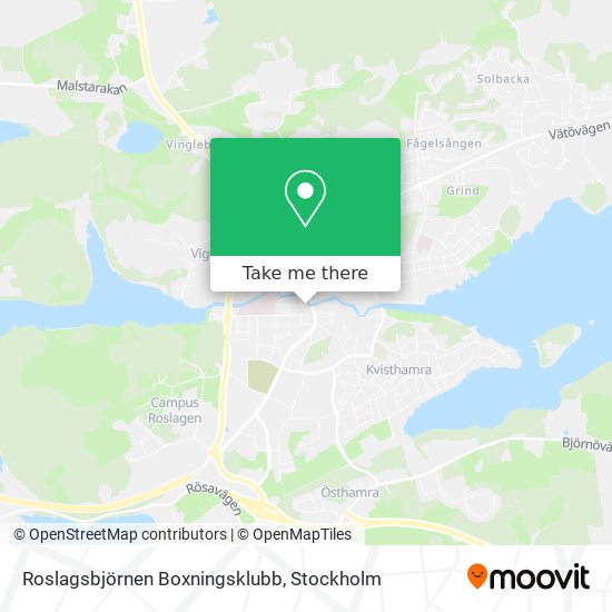 Roslagsbjörnen Boxningsklubb map