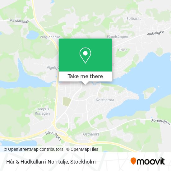Hår & Hudkällan i Norrtälje map