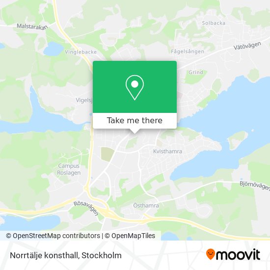 Norrtälje konsthall map