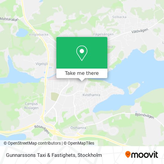 Gunnarssons Taxi & Fastighets map