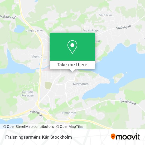 Frälsningsarméns Kår map