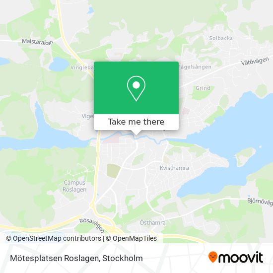 Mötesplatsen Roslagen map