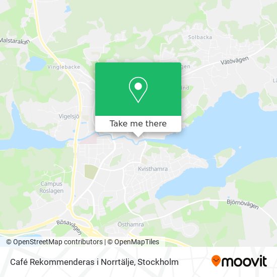 Café Rekommenderas i Norrtälje map