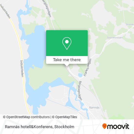 Ramnäs hotell&Konferens map